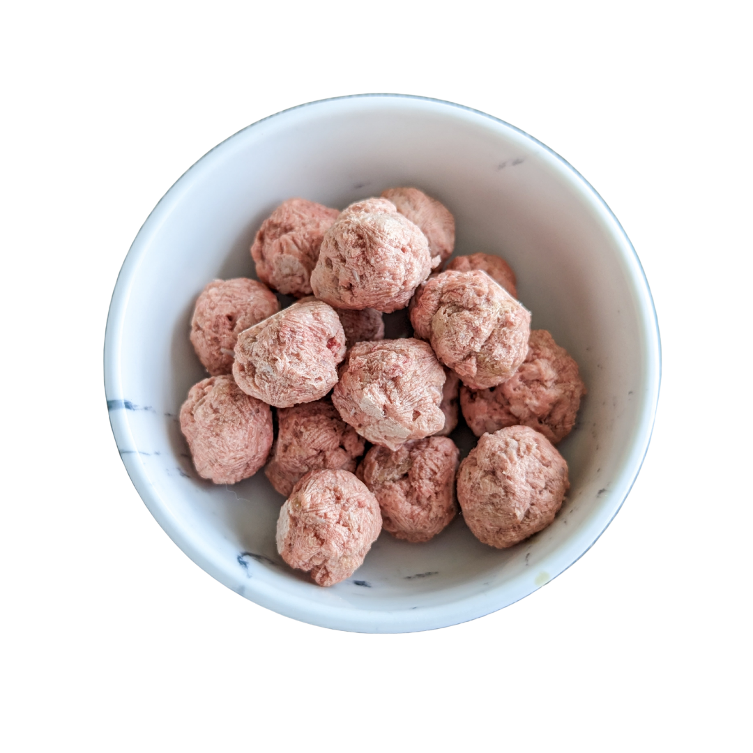 Freeze Dried Rabbit Meatballs