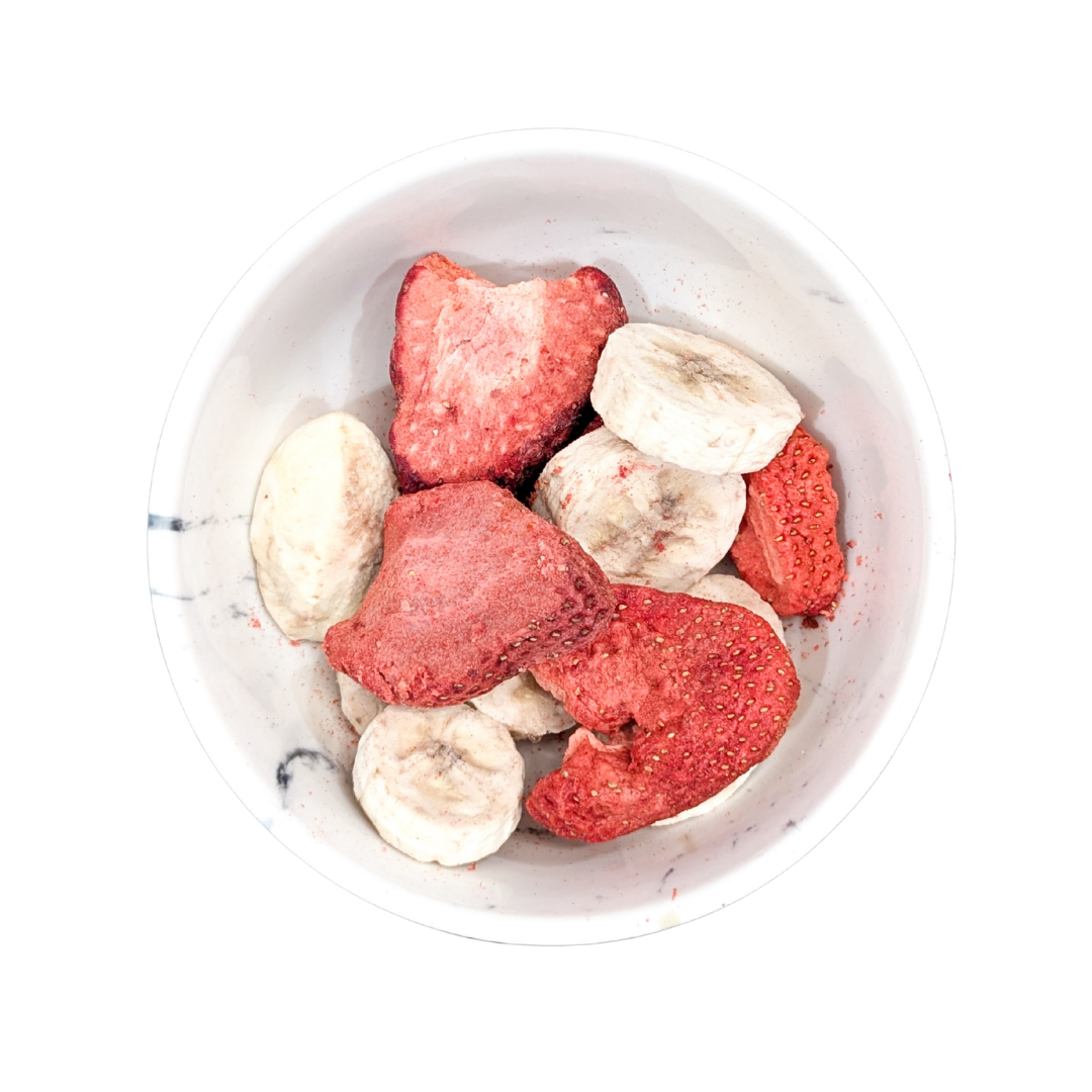 Freeze Dried Strawberries & Bananas