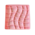 Wavies Slow Feeder Bowl | Strawberry